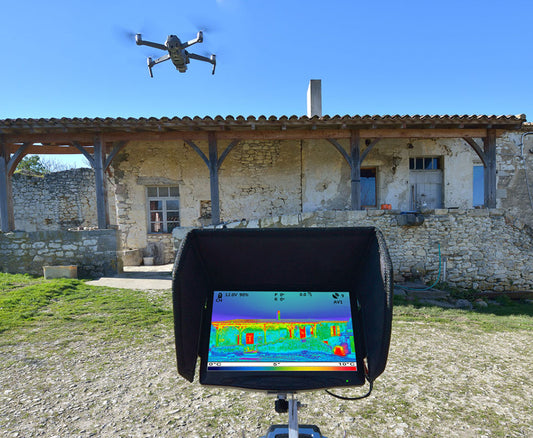 Application of UAV thermal imaging