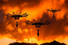 Warfare drone swarms: The future of autonomous warfare.